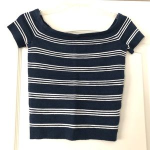 SOLD American Eagle Fitted Off the Shoulder Crop Top
